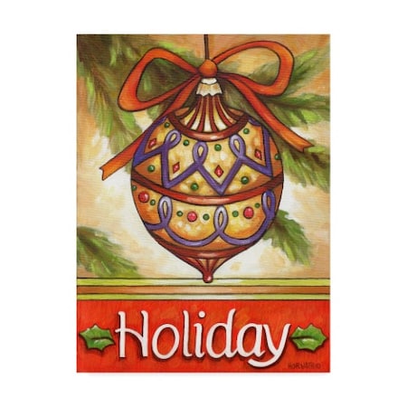 Cathy Horvath-Buchanan 'Holiday Ornament' Canvas Art,18x24